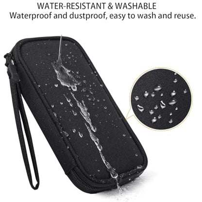 CAAORDKSO 7.48 x 4.5 x 1.1 inches SU008 Waterproof Canvas Electronic Organizer Case