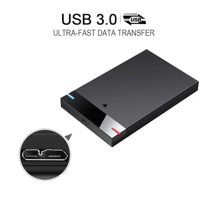 HWAYO 250GB 2.5 Inch Portable External Hard Drive USB3.0 HDD
