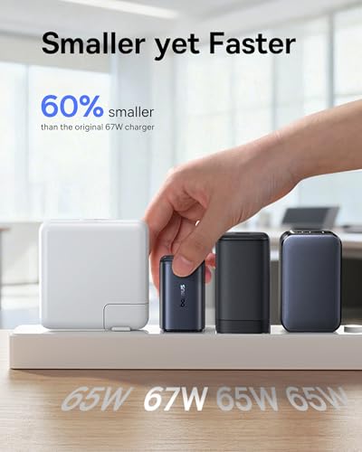 Baseus 67W USB Type C Fast Charger Model E01210 3 Ports Type A Input 240V
