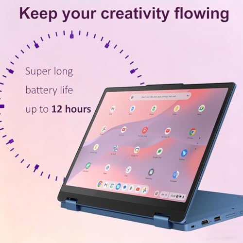 Lenovo 12.2" IdeaPad Flex 3i Chromebook 1920x1200 eMMC128GB Intel N100 4GB DDR5 Convertible Laptop