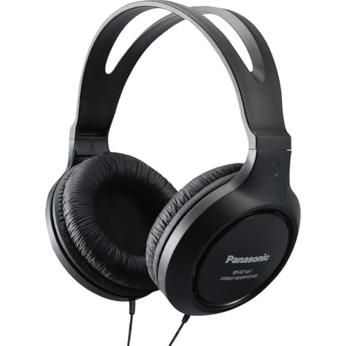 Panasonic RP-HT161-K Over Ear Headphones 32 Ohms 27 kHz Wired Headphones