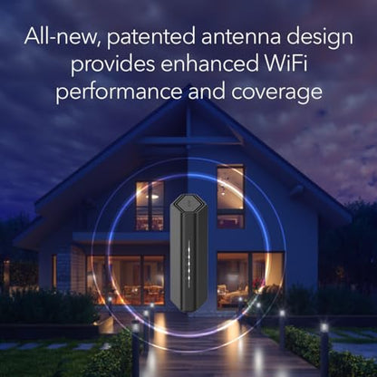 NETGEAR RS90 Dual-Band WiFi 7 Router - Covers up to 2000 sq. ft., 3600 Mbps - 4 Ports - App Control