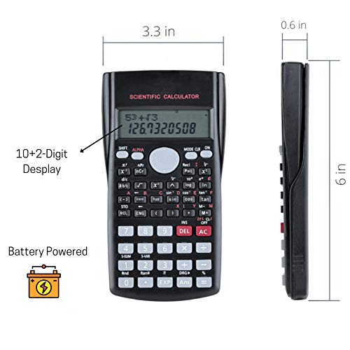 Mr. Pen 6" x 3.3" FD01 Engineering/Scientific Calculator LED Display