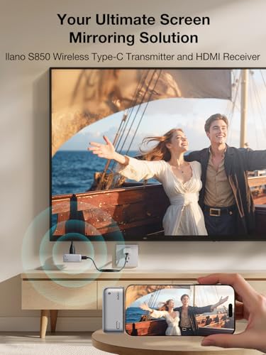 llano S850 Wireless HDMI Transmitter & Receiver 4K UHD 1080P 60Hz HDMI Wireless