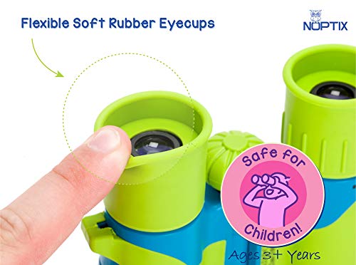 Noptix 21mm Real Kids NOP-MN-BIN02 8x Roof Prism Binoculars