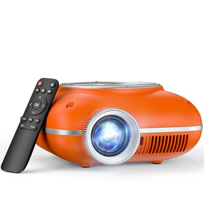 HOMPOW Mini Projector 1280 x 720 Resolution Portable CRT Projector
