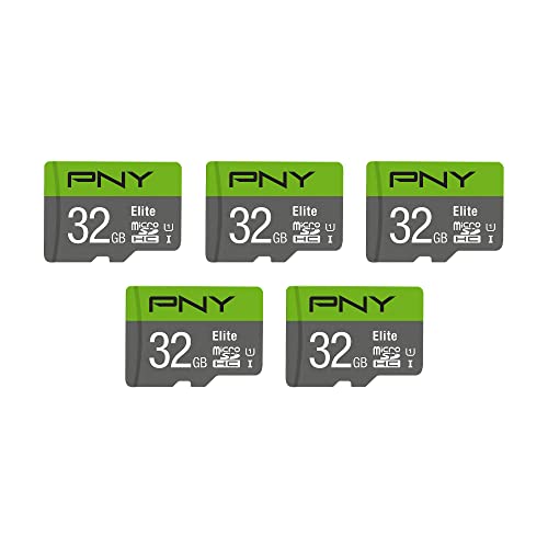 PNY 32GB Elite Class 10 U1 microSDHC Flash Memory Card - 100MB/s Read Speed