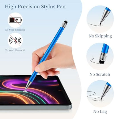 ChaoQ 2-in-1 Stylus Pen C3081 Touchscreen Pen Set 6 Count Aluminum