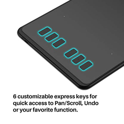 HUION H640P 6x4 inch Digital Graphics Tablet 1920x1080