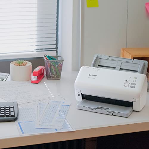 Brother ADS-4300N Document Scanner, 300 DPI, Ethernet, USB, CCD, Sheetfed