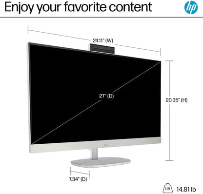 HP 27" All-in-One Computer AMD Ryzen 5 16GB 1TB SSD 1920x1080 300W