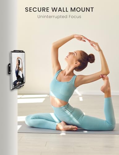 OHLPRO Wall Mount Holder PQ03-P7 - Tablet and Phone Support - 360° Rotation, Various Mount Options, Compatible with Devices 5-13 inches