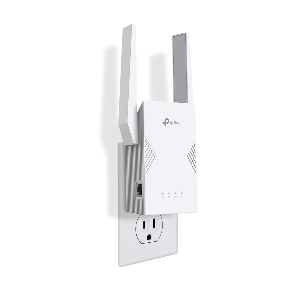 TP-Link 802.11ax RE223BE Dual-Band Wireless Range Extender | 3200 Mbps | 2400 sq. ft | RJ45 Connector