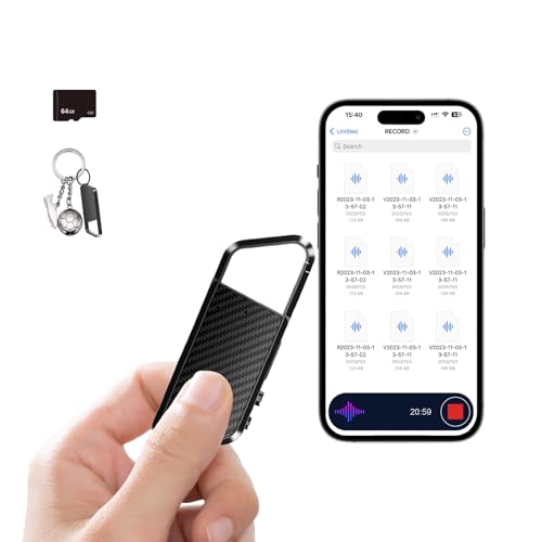 NekSide 64GB USB-02 WAV Digital Voice Recorder with Built-in Microphone