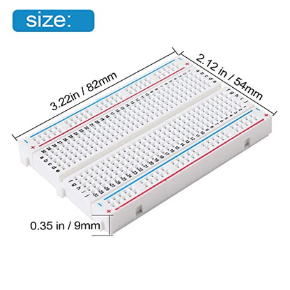 Deyue 400 Pin Solderless Breadboard Kit - 6 PC Set for Electronic Prototyping