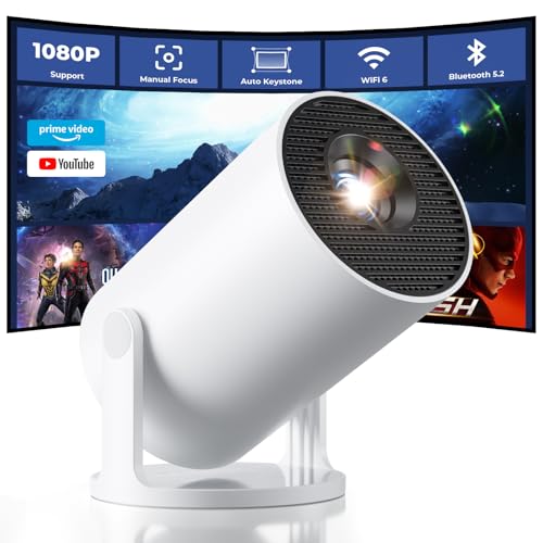 CLOKOWE Mini Projector Model HY300PRO+ 1280x720 500 Lumen LCD Portable