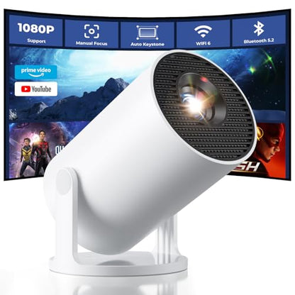 CLOKOWE Mini Projector Model HY300PRO+ 1280x720 500 Lumen LCD Portable
