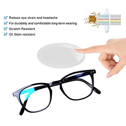 Henotin 48mm Reading Glasses 0.75 D 140mm Full Rim Metal Oval Mixed Color