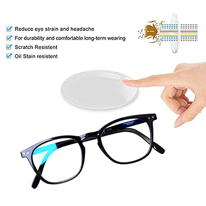 Henotin 48mm Reading Glasses 0.75 D 140mm Full Rim Metal Oval Mixed Color
