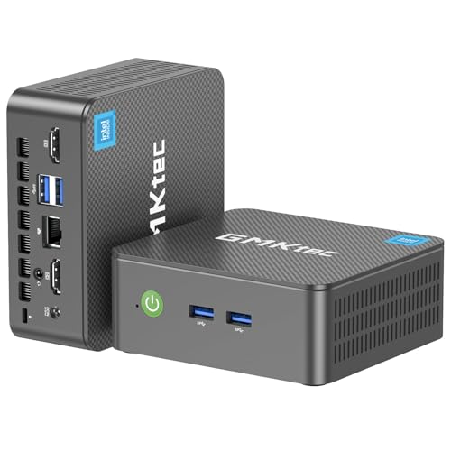 GMKtec Mini PC 8GB DDR4 256GB SSD Dual HDMI 4K