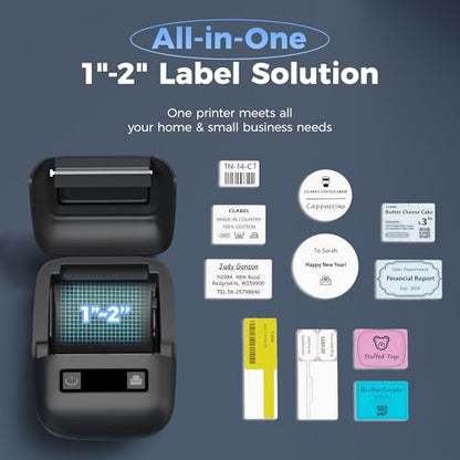 cabaro 1.5 Inch BQJ001 203 dpi Portable Label Maker