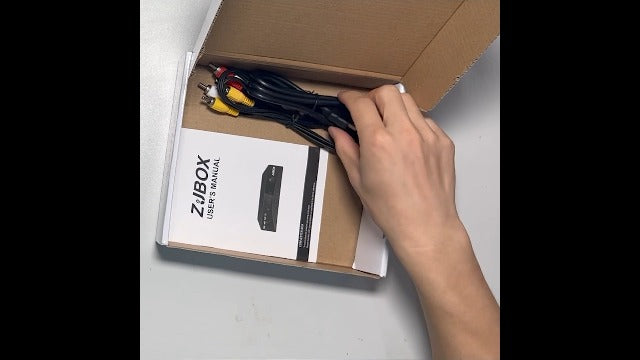 ZJBOX Digital Converter Box - 1080P ATSC Tuner Model F4E5CB845-71f5498721 with HDMI Output and USB Media Player