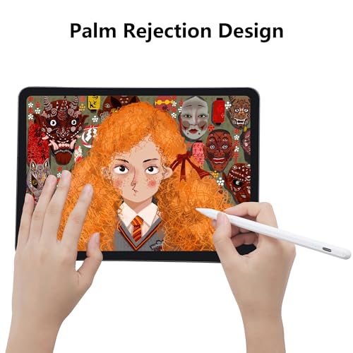 Waiktyne Stylus Pen for iPad A16 A15 A14 A13 11th 10th 9th 8th 7th 6th Gen, iPad Air M2 M1 5th 4th 3rd Gen, iPad Pro 12.9 11-inch 4th 3rd 2nd 1st Gen, iPad Mini A17 Pro 7 6 5