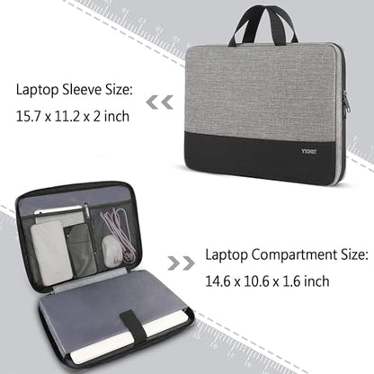 Ytonet 15.6 inch VE-US1025GRY Laptop Sleeve Case, Water Resistant, Nylon, for Various Laptop Models