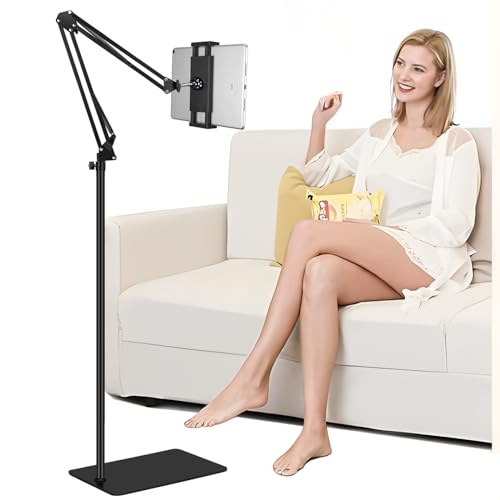 SAMHOUSING Tablet Floor Stand SAM-01 Adjustable Clip Holder for Tablets and Phones