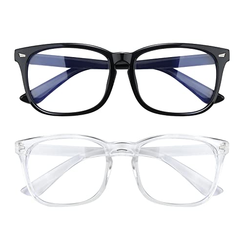 AFNWQI 52mm AFNWQI21654 Blue Light Blocking Glasses, Square, Full Rim