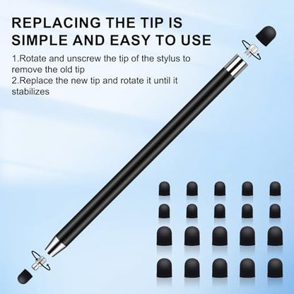 SLKIJDHFB 10 Pack Stylus Pen GOOD1 Universal Compatibility Touch Screen Pens 2-in-1 with Dual Rubber Tips