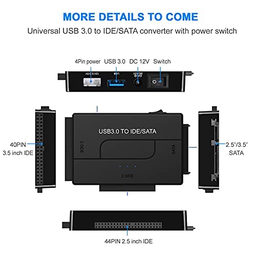 YINNCEEN Ultra Recovery Converter 12V 2A 3 Ports USB 3.0 Connector Power Adapter