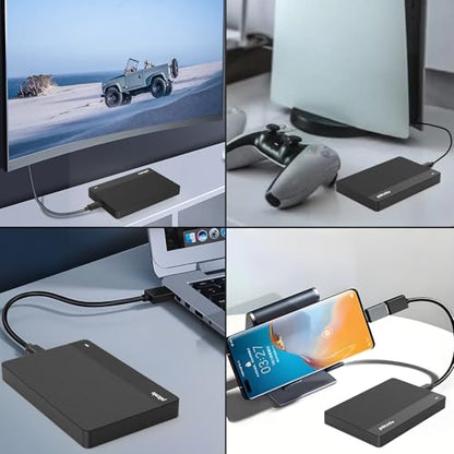 PILCNLA 250GB HDD1.1-250G USB 2.0/3.0 Portable External Hard Drive