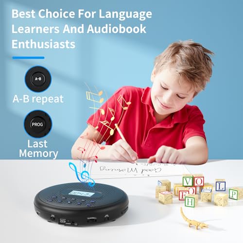 Arafuna 5.5" CD5189B Portable CD Player 2 Channels - AUX & USB Connectivity - 1 Disc Capacity - MP3 Support