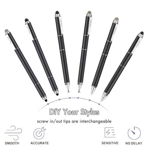 Penyeah 5.6in Stylus Pen Model 111 - Capacitive Touch Pen with 4 Tips