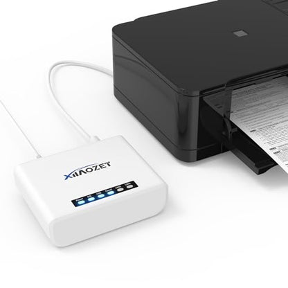 Xiiaozet Wireless Print Server 3.94 x 2.76 x 1.18 inches 8.5 ounces USBポート1つ