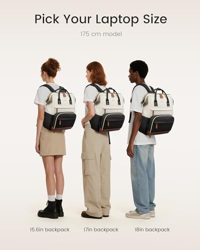 LOVEVOOK 15.6 Inch 32379831 Multi-Compartment Laptop Backpack Water-Resistant Casual Daypack