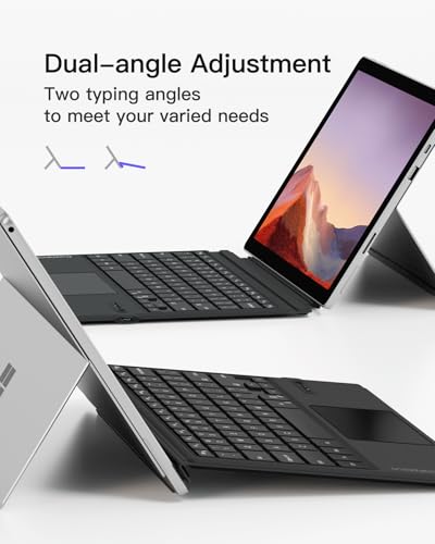 Inateck Black KB02027-BK-US Keyboard Bluetooth Scissor-Switch QWERTY