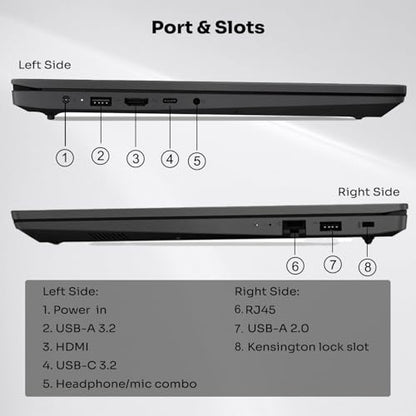 Lenovo V15 G4 ABP 15.6" 1920 x 1080 FHD Laptop - AMD Ryzen 7 7730U, 16GB RAM, 512GB SSD