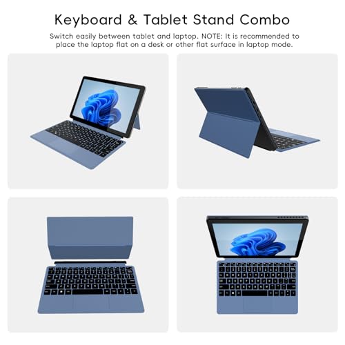 QAZIPO 10.1" JPE12 1280x800 2-in-1 Tablet Laptop with Intel Pentium Gold 6500Y