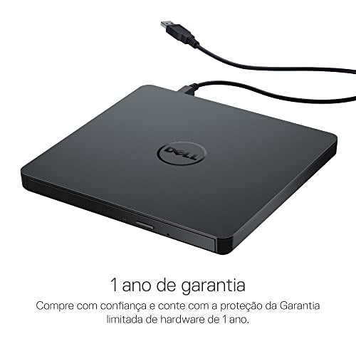 Dell DW316 Slim External Optical Drive 8x Write Speed USB Interface Compatible with Laptops