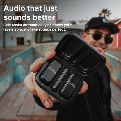 RØDE USB Type-C Wireless Microphone WIMICROC 2-Channel Black
