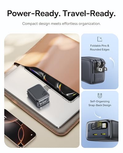 Baseus 67W Retractable USB Type C Charger Model ECCJ1167CS