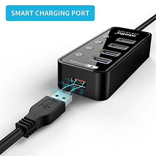 atolla 4-Port USB Hub CH-204U3-K USB 3.0 5Gbps Plastic