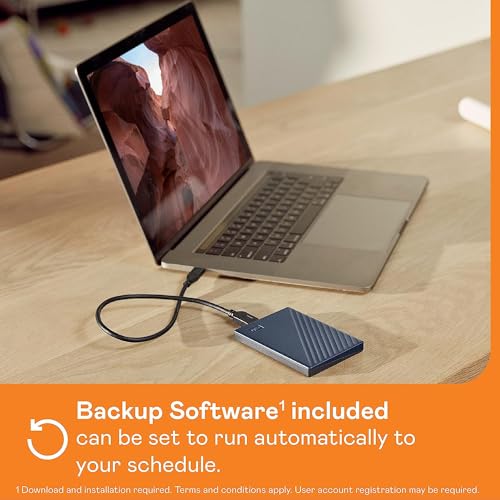 WD 2TB My Passport for Mac WDBA2D0020BBL-WESN External Hard Drive USB 3.2