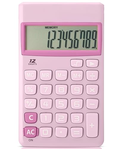 Mr. Pen 4.6" x 2.8" ZGUW003M344VC Standard Function LCD 12-Digit Calculator