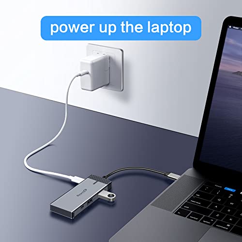 SmartQ 7-Port USB Hub CQ-YEQ5-3SWK HDMI, USB 3.0, USB-C, ABS, Aluminum, 1.22x4.25x1.94