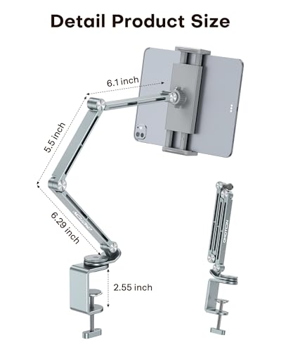 OMOTON 4.7-13 inch GH03 Tablet Arm Holder for Desk