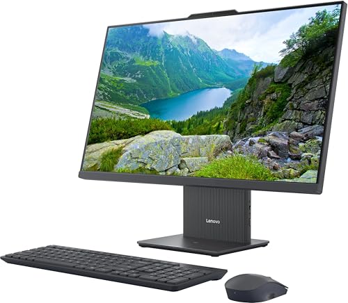 Lenovo IdeaCentre 24" AIO AMD Ryzen 5 7535HS 6C 16GB DDR5 512GB PCIe SSD Windows 11 Home