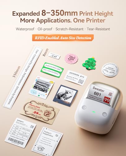 NIIMBOT B2 Pro Portable Thermal Label Maker 300 DPI Color Printing